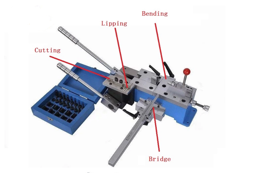 4 in 1 Precision Label Die Manual Steel Rule Blade Bending Machine With Bending Bridge Lipping Cutti(图1)